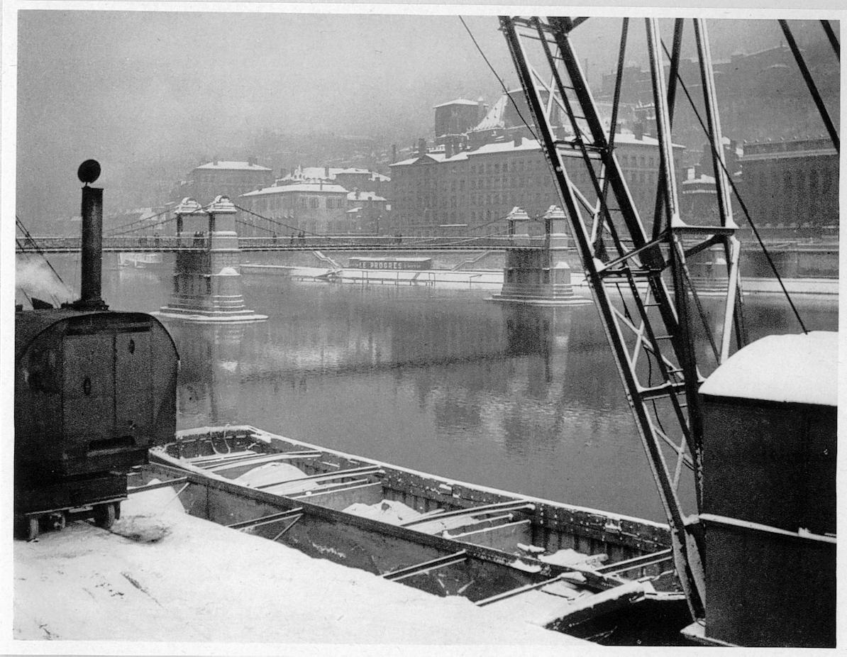 La Saône Sous La Neige