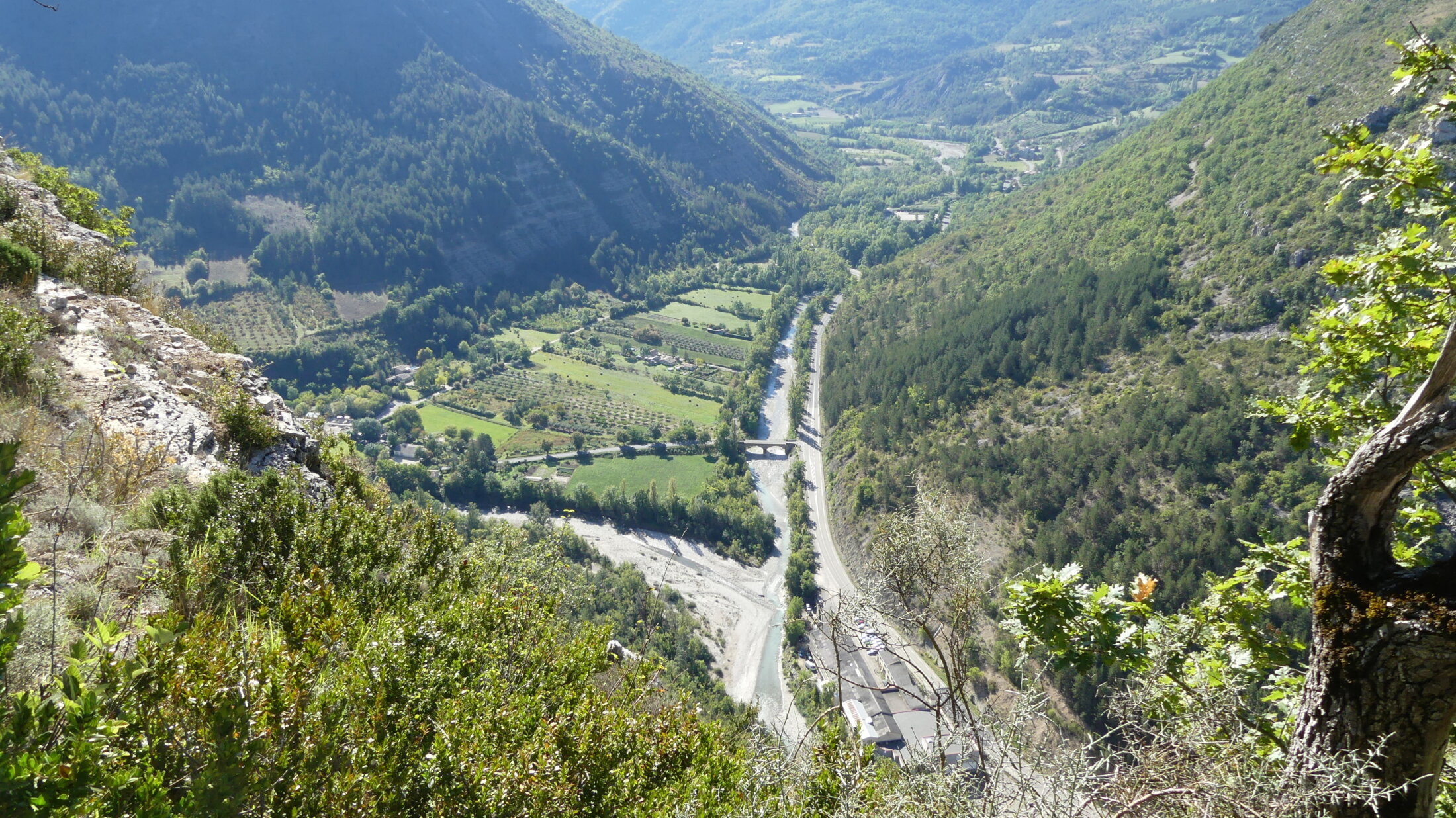 Confluent de l'Eygues et de l'Oulle à Rémuzat