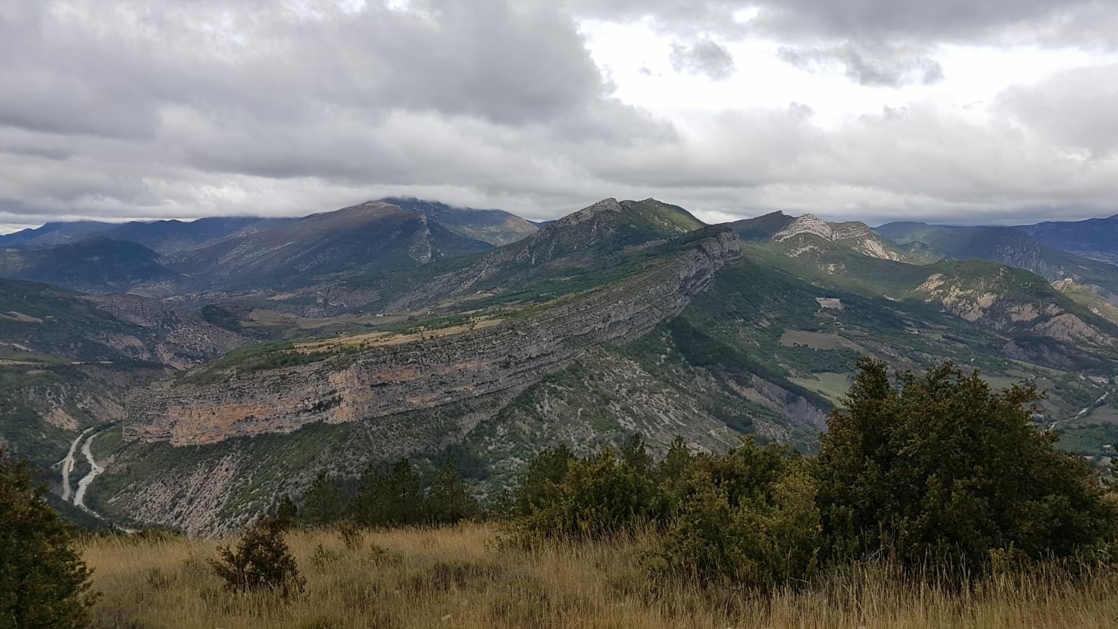 Plateau Saint-Laurent, col de Saint-May, vallée de l'Eygues