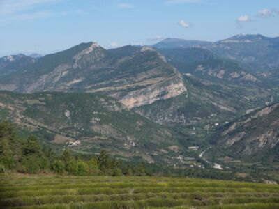 Le pays de Rémuzat vu du col de Soubeyrand