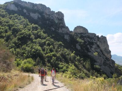 vers la clue du Rocher de l'Aiglier