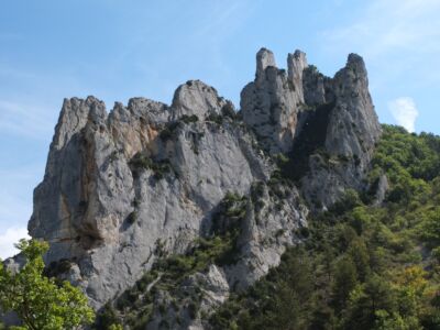 Voie d'escalade du Rocher de l'Aiglier