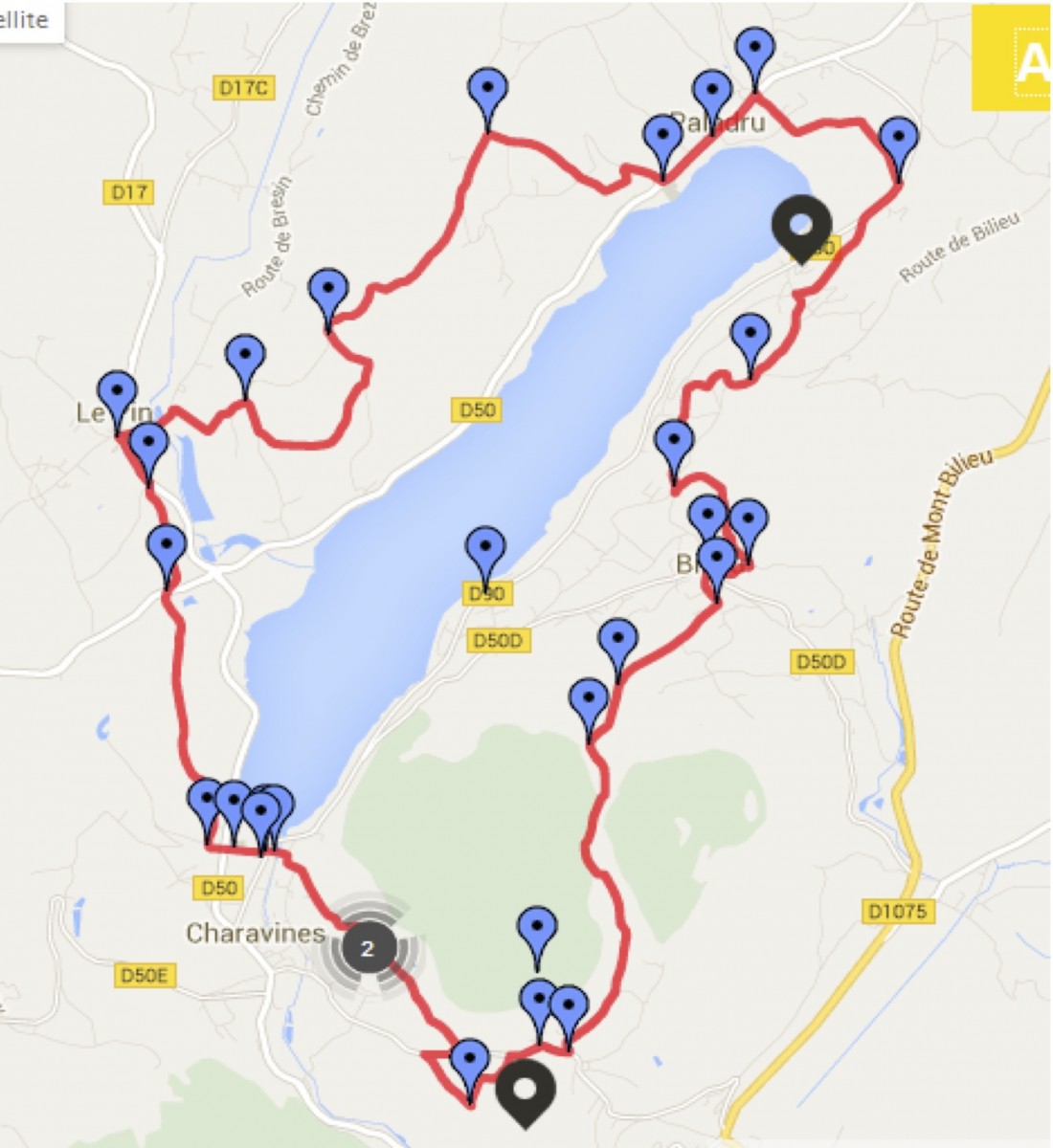 Tour du Lac de Paladru